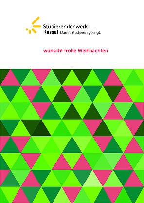 Gutschein Motiv Frohe Weihnachten grün