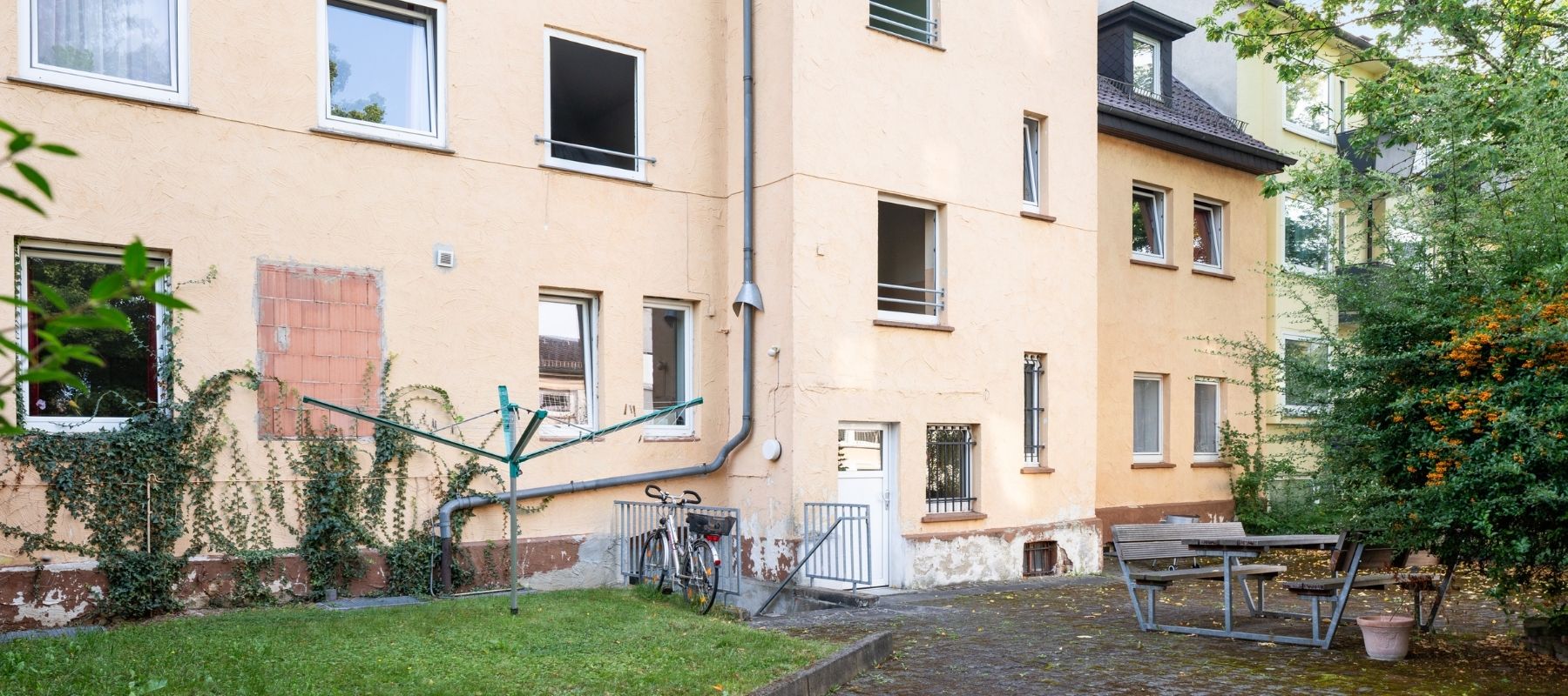 Rückseite der Ludwig-Mohr-Straße.