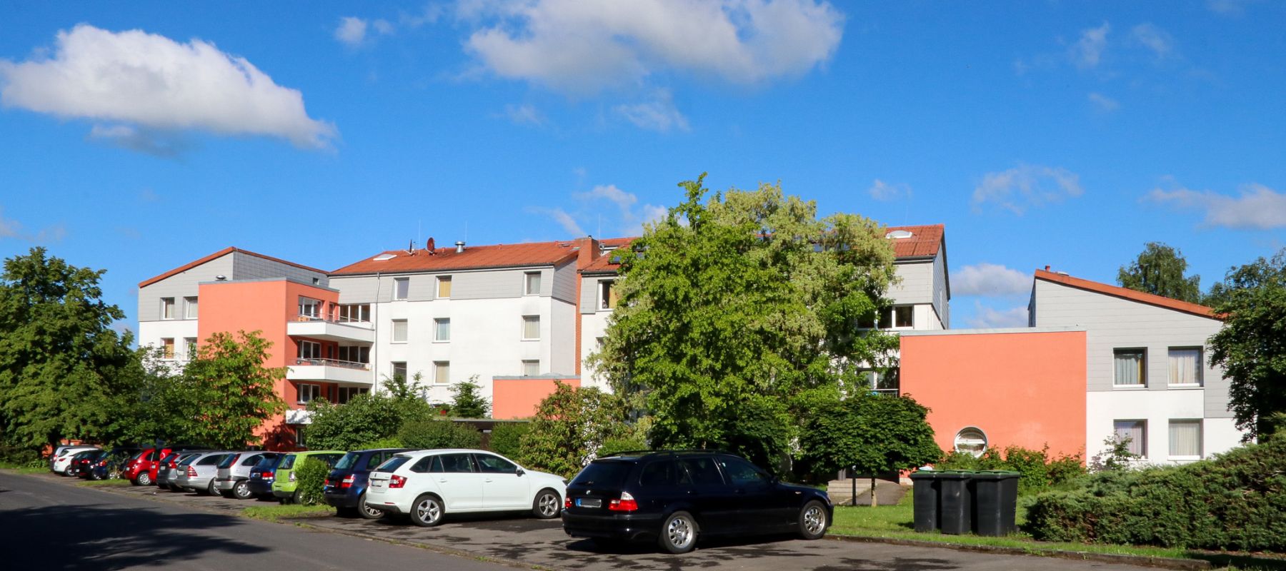 Ansicht des Wohnheims.